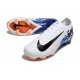 Scarpe Nike Zoom Mercurial Vapor XVI Elite FG Bianco Blu Nero