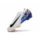 Scarpe Nike Zoom Mercurial Vapor XVI Elite FG Bianco Blu Nero