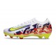 Scarpe Nike Zoom Mercurial Vapor XVI Elite FG Bianco Viola Giallo Rosso