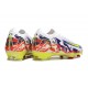 Scarpe Nike Zoom Mercurial Vapor XVI Elite FG Bianco Viola Giallo Rosso