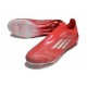 adidas F50 Elite LL FG Nuovo Rosso Argento