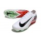 Scarpe Nike Zoom Mercurial Vapor XVI Elite FG Bianco Rosso Nero