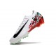 Scarpe Nike Zoom Mercurial Vapor XVI Elite FG Bianco Rosso Nero