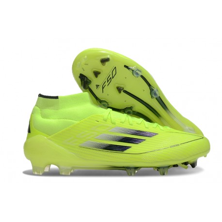 Scarpe da Calcio adidas F50 Elite Mid FG Giallo Solar Nero
