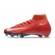 Nike Air Zoom Mercurial Superfly X Elite FG Rosso Bianco