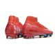 Nike Air Zoom Mercurial Superfly X Elite FG Rosso Bianco