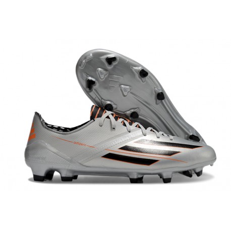 adidas F50 Elite FG Scarpe da Calcio Argento Nero