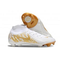 Nike Phantom Luna 2 Elite FG Nuovo Bianco Oro