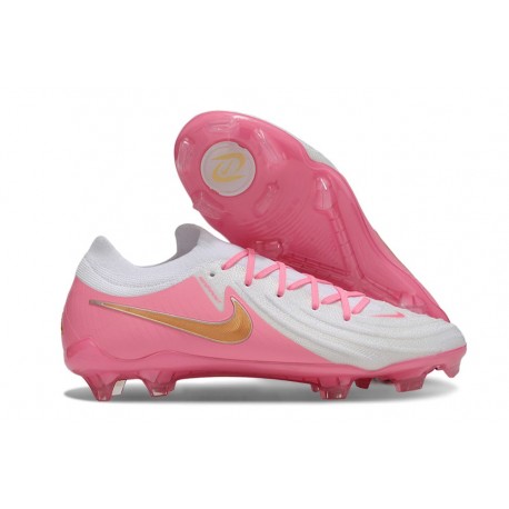 Scarpe Nike Phantom Luna ii Elite L FG Rosa Bianco