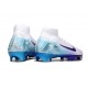 Nike Air Zoom Mercurial Superfly X Elite FG Bianco Violeta Blu