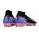 Nike Air Zoom Mercurial Superfly X Elite FG Nero Bianco Blu Rosa