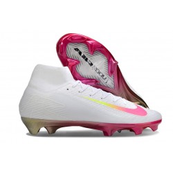 Nike Air Zoom Mercurial Superfly X Elite FG Bianco Rosa