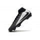 Nike Air Zoom Mercurial Superfly X Elite FG Nero Argento