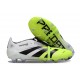 Adidas Predator 25 Elite Foldover Tongue FG Bianco Nero Limone Lucido