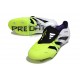 Adidas Predator 25 Elite Foldover Tongue FG Bianco Nero Limone Lucido