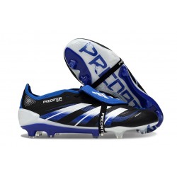 Adidas Predator 25 Elite Foldover Tongue FG Nero Bianco Blu