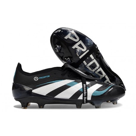 Adidas Predator 25 Elite Foldover Tongue FG Nero Bianco Blu