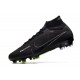 Scarpe Nike Zoom Mercurial Superfly IX Elite FG Nero Grigio Fumo Scuro Summit Bianco Volt