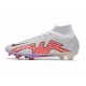 Scarpe Nike Zoom Mercurial Superfly IX Elite FG Bianco Off Noir Latte Di Cocco