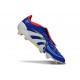 Adidas Predator 25 Elite Foldover Tongue FG Blu Bianco Rosso