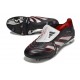 Adidas Predator 25 Elite Foldover Tongue FG Nero Bianco Rosso