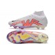 Scarpe Nike Zoom Mercurial Superfly IX Elite FG Bianco Off Noir Latte Di Cocco