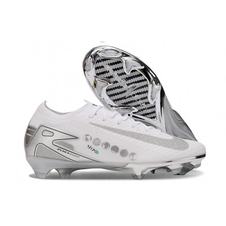 Nike Air Zoom Mercurial Vapor 16 Elite FG Bianco Argento