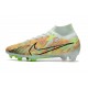 Scarpe Nike Zoom Mercurial Superfly IX Elite FG Verde Orzo Blu Nerastro Arancione Total