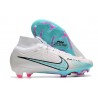 Scarpe Nike Zoom Mercurial Superfly IX Elite FG Bianco Blu