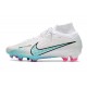 Scarpe Nike Zoom Mercurial Superfly IX Elite FG Bianco Blu