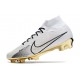Scarpe Nike Zoom Mercurial Superfly IX Elite FG Bianco Oro