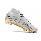 Scarpe Nike Zoom Mercurial Superfly IX Elite FG Bianco Oro