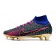 Scarpe Nike Zoom Mercurial Superfly IX Elite FG Blu Rosso Oro