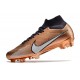 Scarpe Nike Zoom Mercurial Superfly IX Elite FG SE X Mbappe Rame Metallico