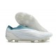 Scarpa Nuovo adidas Copa Pure+ FG Bianco Grigio 2 Blu Preloved