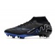 Nike Air Zoom Mercurial Superfly 9 Elite FG Nero Cromo Hyper Royal
