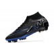Nike Air Zoom Mercurial Superfly 9 Elite FG Nero Cromo Hyper Royal