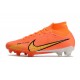 Nike Zoom Mercurial Superfly IX Elite FG Uomo Arancio Oro