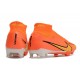 Nike Zoom Mercurial Superfly IX Elite FG Uomo Arancio Oro