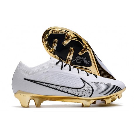 Nike Mercurial Vapor 15 Elite per terreni duri Bianco Oro