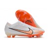 Scarpe Nike Zoom Mercurial Vapor XV Elite FG Bianco Arancio