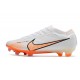 Scarpe Nike Zoom Mercurial Vapor XV Elite FG Bianco Arancio