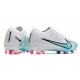Scarpe Nike Zoom Mercurial Vapor XV Elite FG Bianco Blu