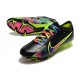 Scarpe Nike Zoom Mercurial Vapor XV Elite FG Nero Rosa Verde