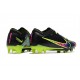 Scarpe Nike Zoom Mercurial Vapor XV Elite FG Nero Rosa Verde
