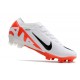 Scarpe Nike Zoom Mercurial Vapor XV Elite FG Bianco Rosso Nero